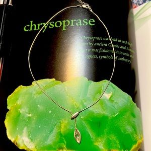 Vintage Native American Sterling silver lariat necklace.